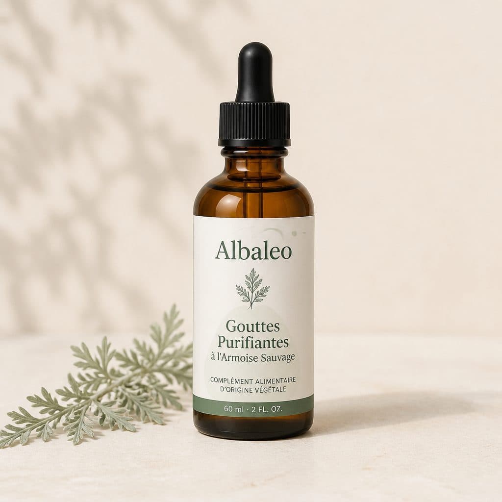 Gouttes Détox Antiparasitaire Albaleo à l'Armoise Sauvage, flacon 60 ml