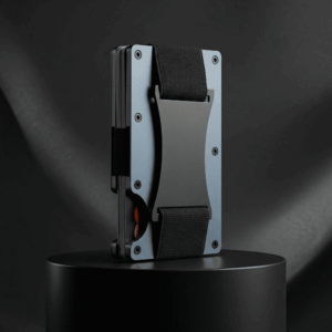 Porte-cartes Carbone Minimaliste Bleu ciel - Slim & Anti-RFID